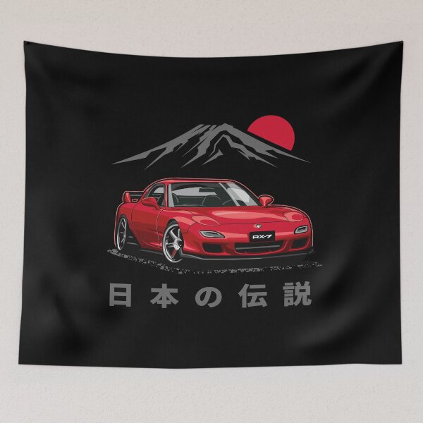 Item preview, JDM Tuner RX-7 (Sunrise Red) designed and sold by JioojiProject.