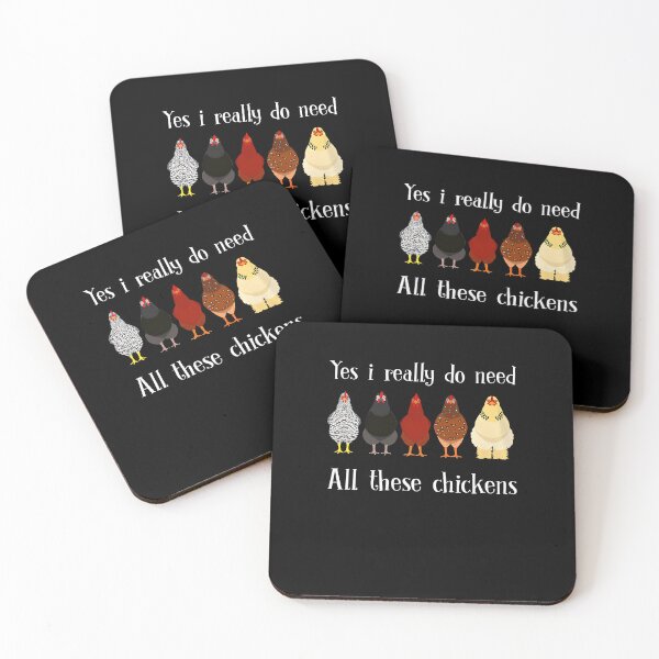 Item preview, Yes I really doo need All these chickens funny cute vintage chickens lover quote designed and sold by beckadamr.