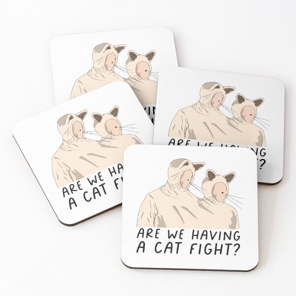 Item preview, Are We Having a Cat Fight? designed and sold by Birch Studios.