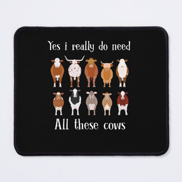 Item preview, Yes I really doo need All these cows funny cute vintage farm animals designed and sold by beckadamr.