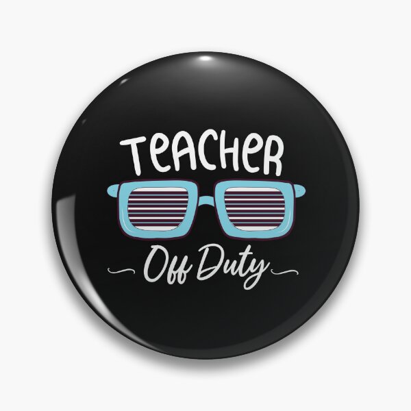 Item preview, teacher off duty with bleu sunglasses illustration designed and sold by Crystakim.