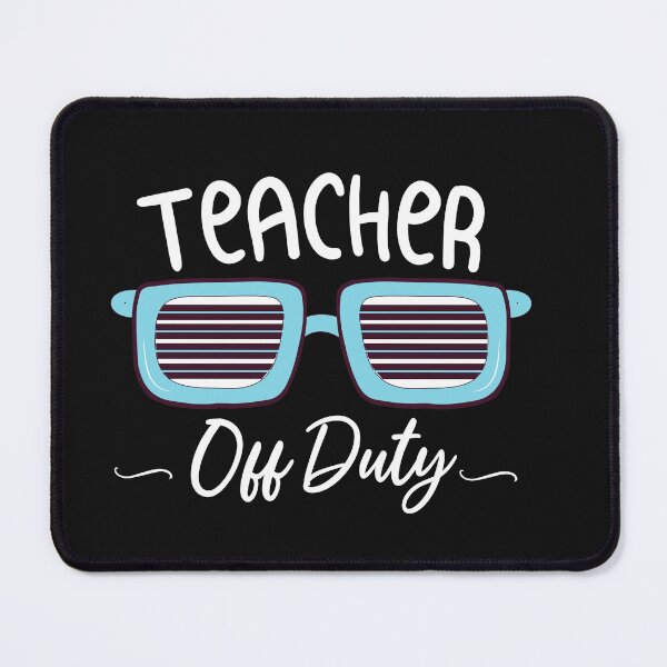 Item preview, teacher off duty with bleu sunglasses illustration designed and sold by Crystakim.