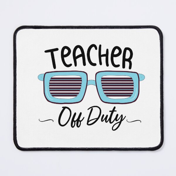 Item preview, teacher off duty with bleu glassess illustration designed and sold by Crystakim.