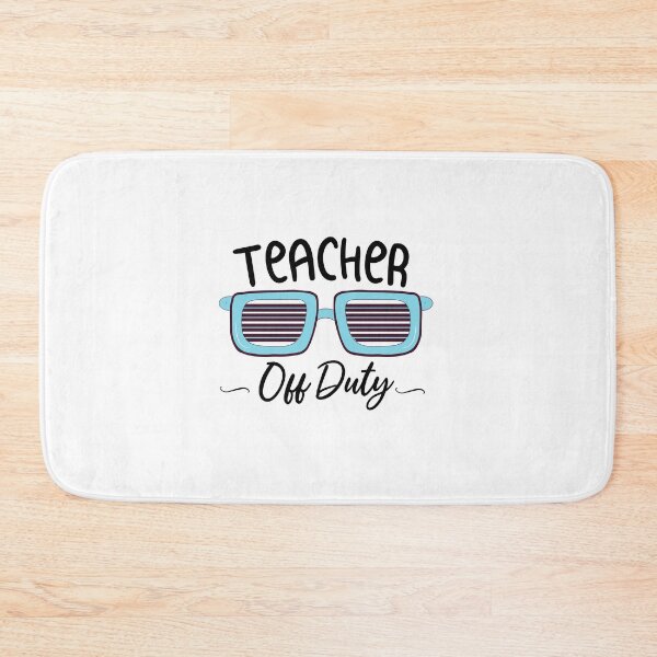 Item preview, teacher off duty with bleu glassess illustration designed and sold by Crystakim.