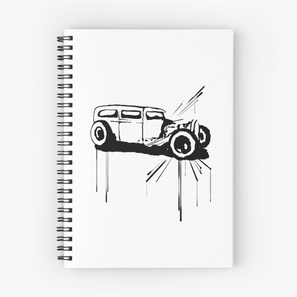 Item preview, Splatter Hot Rod (black) designed and sold by RobertBell.
