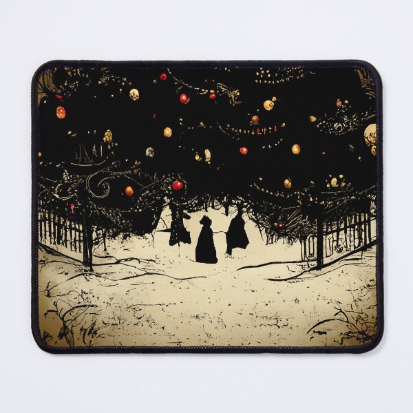 Item preview, Goth Christmas Tree Greetings no words designed and sold by JinxedMonster.
