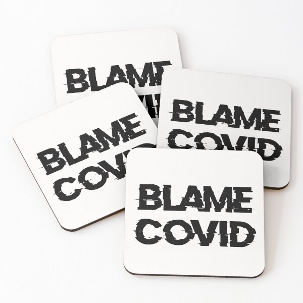Item preview, Blame Covid (Black) designed and sold by DafyddEm.