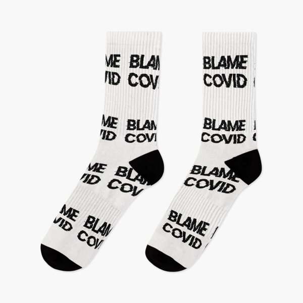 Item preview, Blame Covid (Black) designed and sold by DafyddEm.