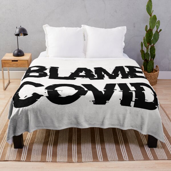Item preview, Blame Covid (Black) designed and sold by DafyddEm.