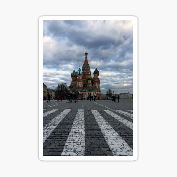 St Basil's Cathedral Moscow Russia Sticker