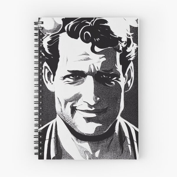 Item preview, Paul Newman portrait drawing designed and sold by artofbelletz.