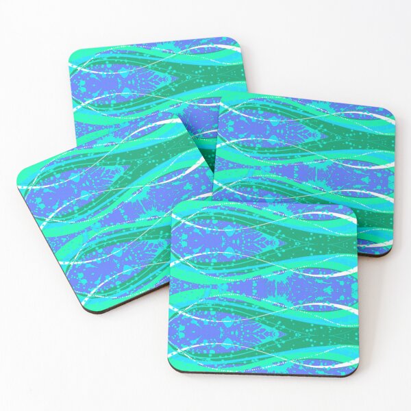 Item preview, Aqua Splash.. A vibrant design inspired by the colors and waves of the ocean designed and sold by ditzy-designs.