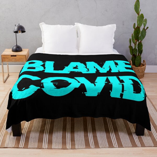 Item preview, Blame Covid (Light Blue) designed and sold by DafyddEm.