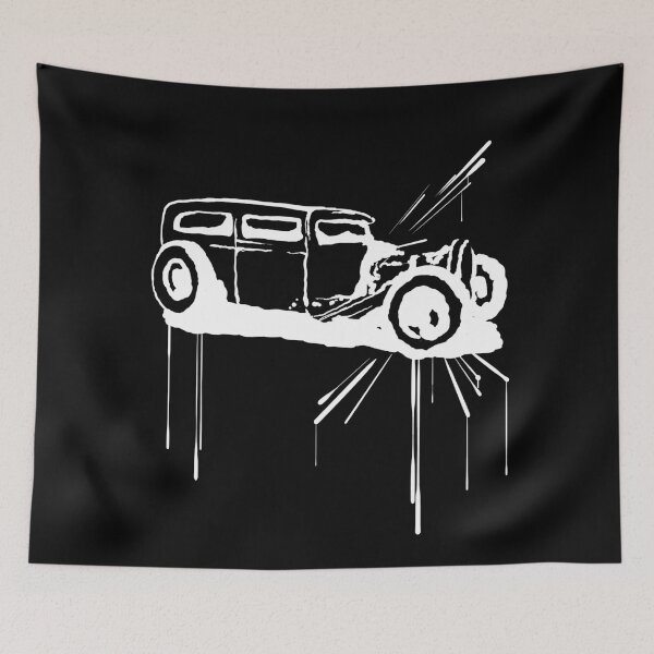 Item preview, Splatter Hot Rod (white) designed and sold by RobertBell.