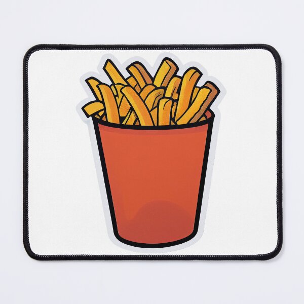 Item preview, French Fries in a cup designed and sold by TheFoxyWolfShop.