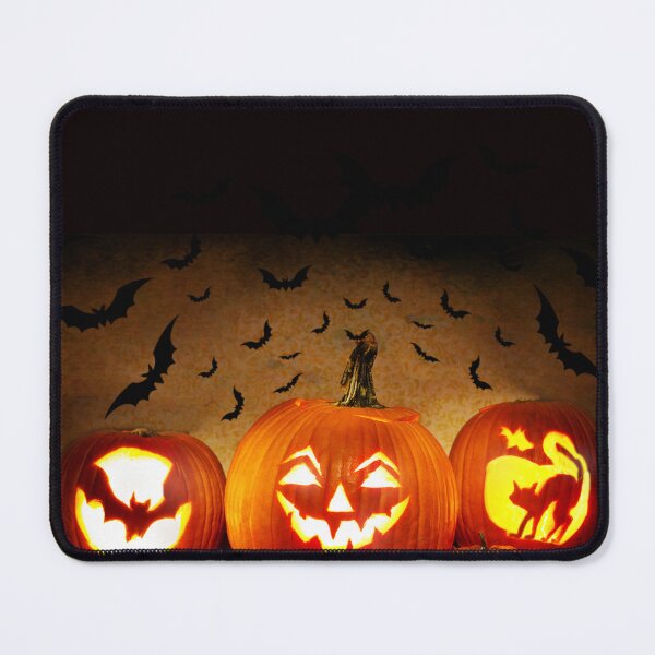 Item preview, Halloween Pumpkin and Bats - Spooky Halloween designed and sold by Vero De.