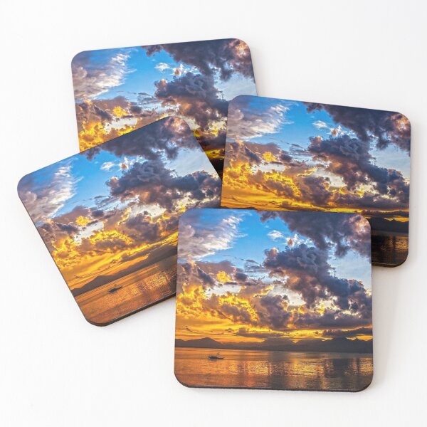 Item preview, Purple Sky With Orange Sunset. designed and sold by DesignVertex.