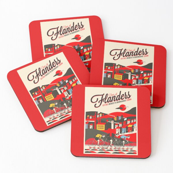 Item preview, Tour of Flanders Vintage Bike Racing Advertising Print designed and sold by posterbobs.