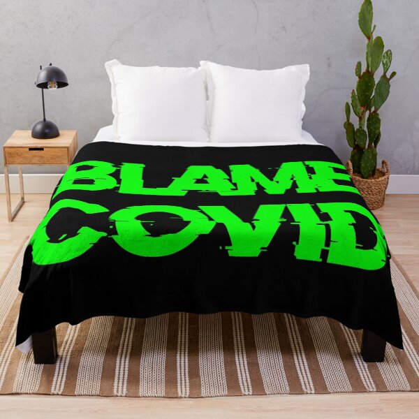 Item preview, Blame Covid (Green) designed and sold by DafyddEm.