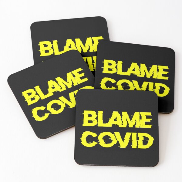 Item preview, Blame Covid (Yellow) designed and sold by DafyddEm.