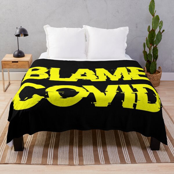 Item preview, Blame Covid (Yellow) designed and sold by DafyddEm.