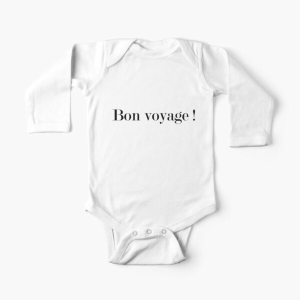Bon voyage Long Sleeve Baby One-Piece