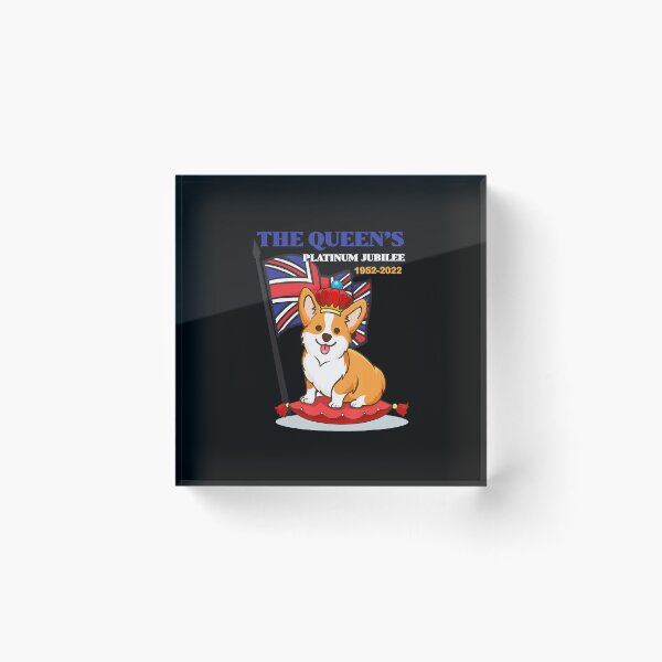 Item preview, The Queen’s Platinum Jubilee  Corgi Union Jack  designed and sold by DallinLebsack.