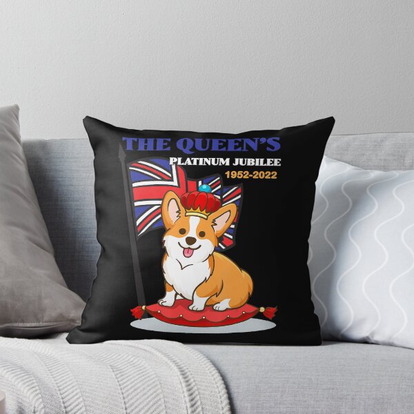 Item preview, The Queen’s Platinum Jubilee  Corgi Union Jack  designed and sold by DallinLebsack.