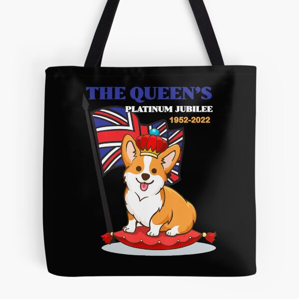 Item preview, The Queen’s Platinum Jubilee  Corgi Union Jack  designed and sold by DallinLebsack.