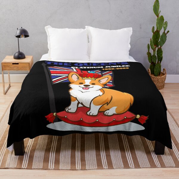 Item preview, The Queen’s Platinum Jubilee Corgi Union Jack designed and sold by DallinLebsack.