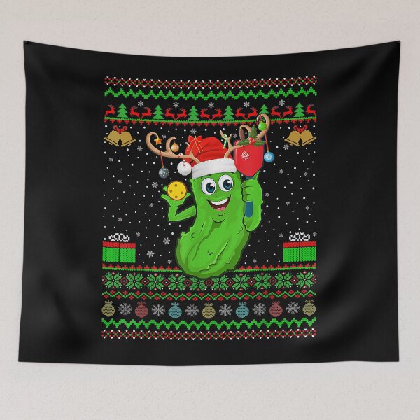 Item preview, Pickle Lover Santa Matching Ugly Christmas designed and sold by DallinLebsack.