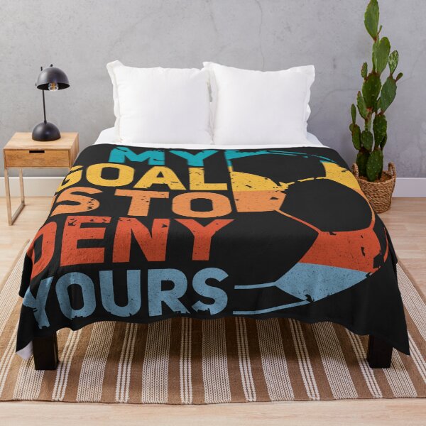 Item preview, My Goal Is To Deny Yours - soccer quote/goalie designed and sold by Numero14.
