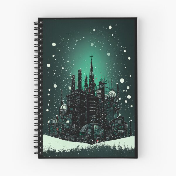 Item preview, Cyberpunk Industrial Christmas Greetings no words designed and sold by JinxedMonster.