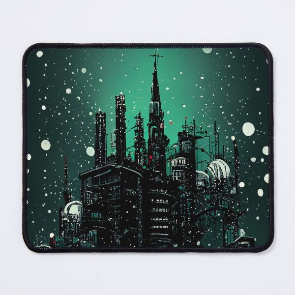 Item preview, Cyberpunk Industrial Christmas Greetings no words designed and sold by JinxedMonster.