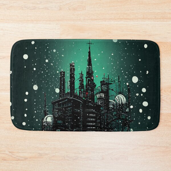Item preview, Cyberpunk Industrial Christmas Greetings no words designed and sold by JinxedMonster.