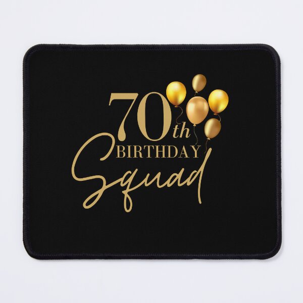 Item preview, 70th Happy Birthday Squad Balloon Elegant Bday Party for 70 years designed and sold by Sasikharn.