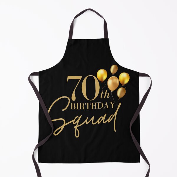 Item preview, 70th Happy Birthday Squad Balloon Elegant Bday Party for 70 years designed and sold by Sasikharn.