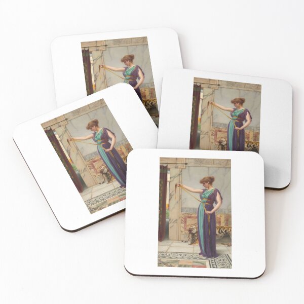 Item preview, John William Godward   A Fair Reflection (1915) designed and sold by TeeARTHY.