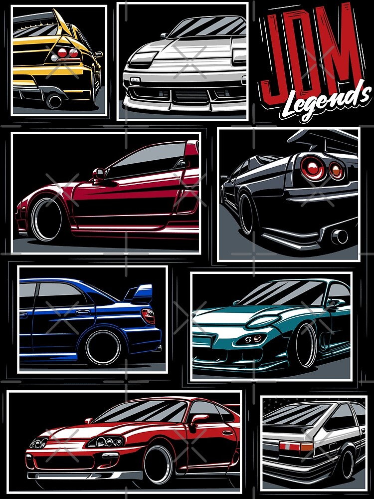 JDM Legends Poster For Sale By OlegMarkaryan Redbubble