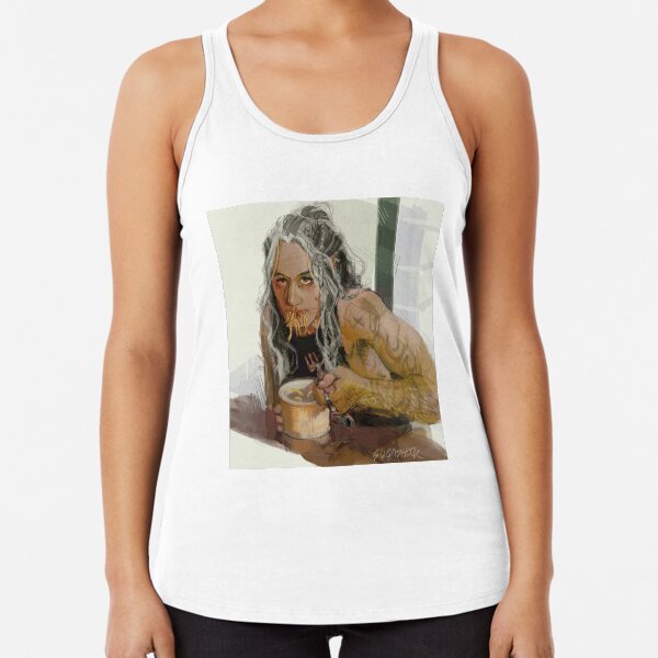 Ramen essen mit Nana Racerback Tank Top