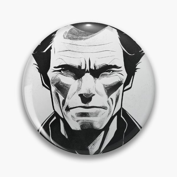 Artikelvorschau, Clint Eastwood portrait drawing entworfen und verkauft von artofbelletz.