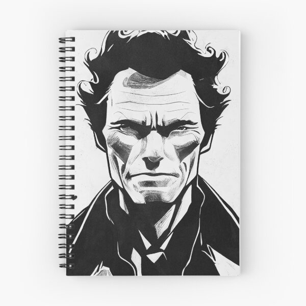 Item preview, Clint Eastwood portrait drawing designed and sold by artofbelletz.