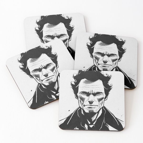 Item preview, Clint Eastwood portrait drawing designed and sold by artofbelletz.
