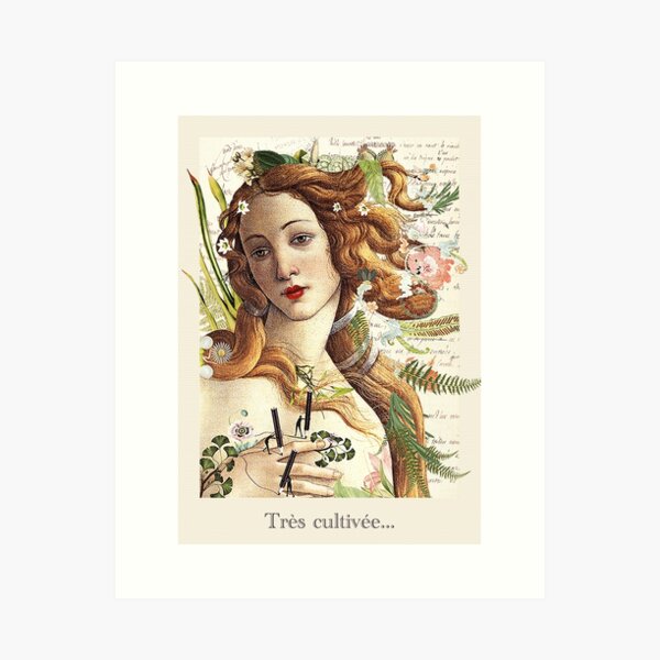 Item preview, "Very cultured" designed and sold by sidonieblondel.