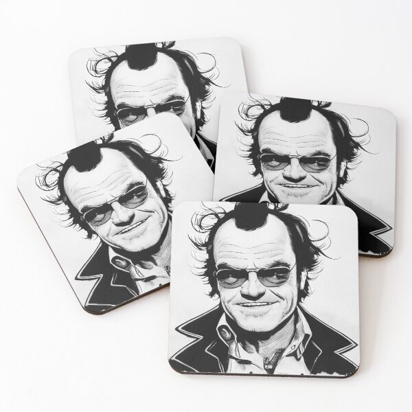 Item preview, Jack Nicholson portrait drawing designed and sold by artofbelletz.
