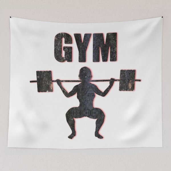 Item preview, Gym Female Weightlifter designed and sold by MarkUK97.
