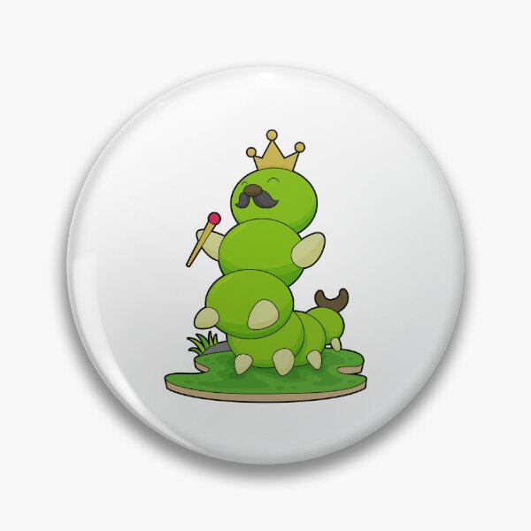 Item preview, Caterpillar as King with Crown designed and sold by Snabdesign84.