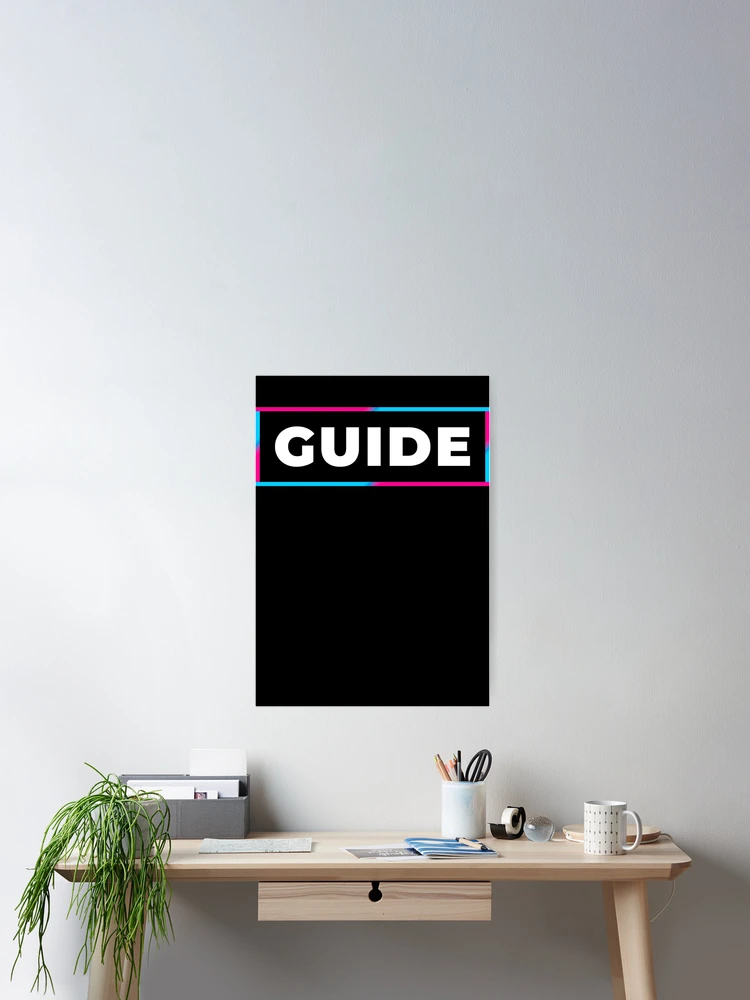 Thumbnail 2 of 3, Poster, Guide retro gradient frame designed and sold by SVPOD.