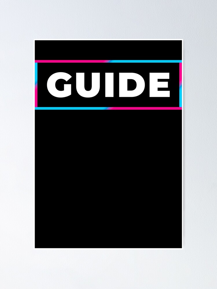 Thumbnail 1 of 3, Poster, Guide retro gradient frame designed and sold by SVPOD.