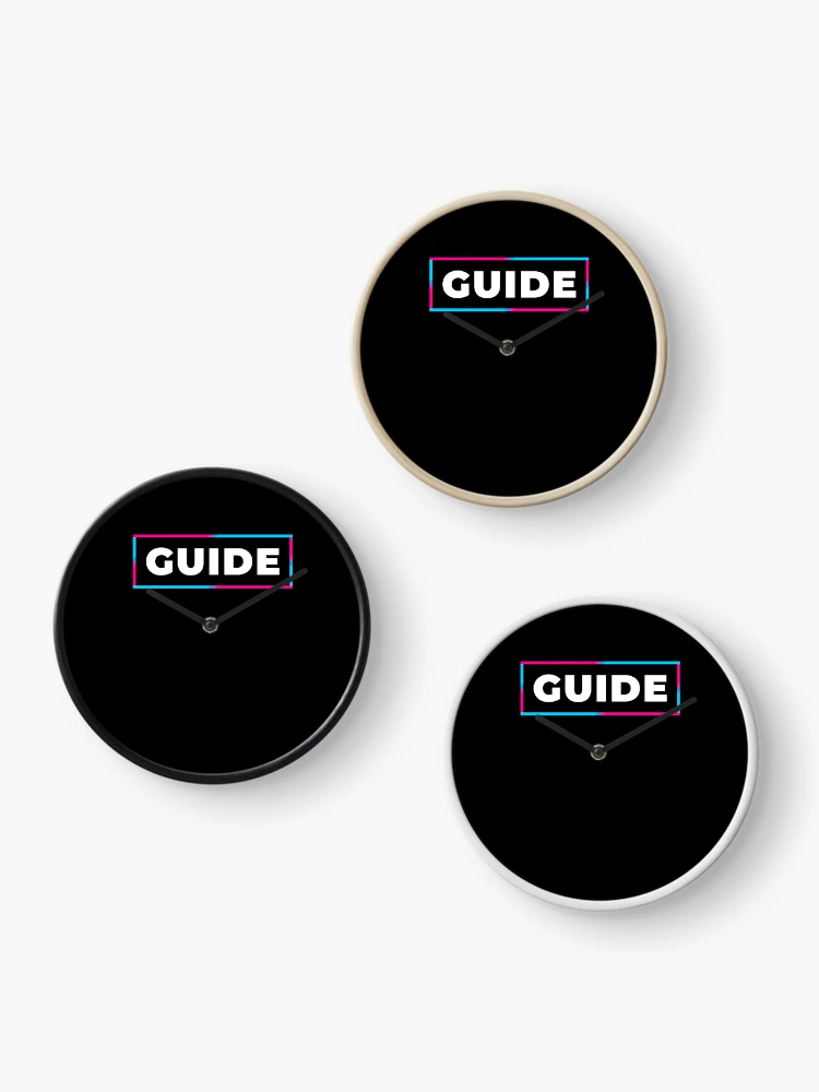 Thumbnail 3 of 4, Clock, Guide retro gradient frame designed and sold by SVPOD.